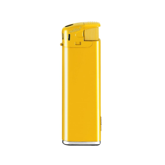 Пластмасова пиезо запалка Unilite U-507 LED, жълт