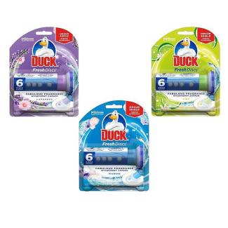 Аром. за тоалетна Duck, свежи дискове, комплект