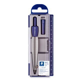 Комплект пергел Staedtler Noris 550 50 с графити, сребрист