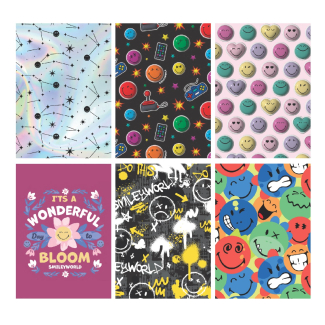 Тетрадка Smiley World, А5, ШР, 54л