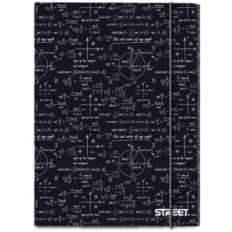 Папка с ластик Street Math A4, 1 cm