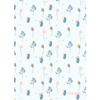 Бележник А6, Flowers, 40 листа