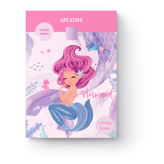Книжка за оцветяване. Creative Children, 40 стр, Girls