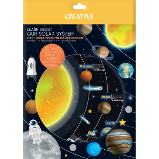 Комплект плакат със стикери Creative, Universe