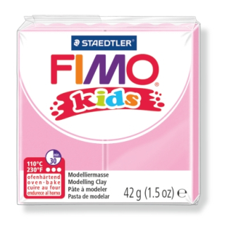 Полимерна глина Staedtler Fimo Kids,42g, светло розов 25