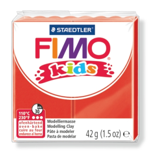 Полимерна глина Staedtler Fimo Kids,42g, червен 2
