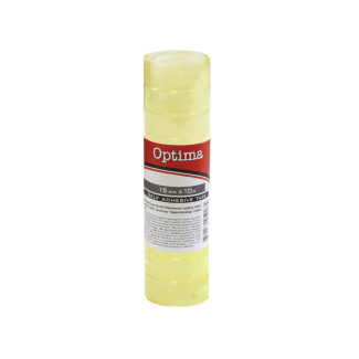 Лепяща лента Optima 15mm x 33m, прозрачна