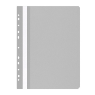 Папка Office Products с прозрачно лице европерф, сива