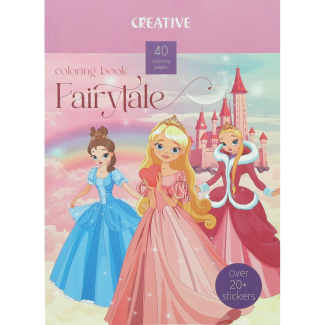 Книжка за оцветяване. Creative Children, 40 стр, принцеси