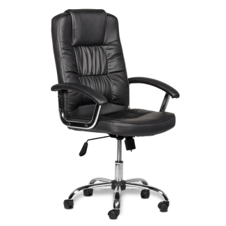 Президентски офис стол Carmen 6081 - черен