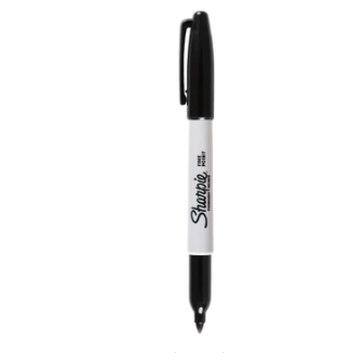 Перманентен маркер Sharpie, F, черен