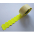 Етикети 26x16 mm двуредови маркиращи клещи, жълти