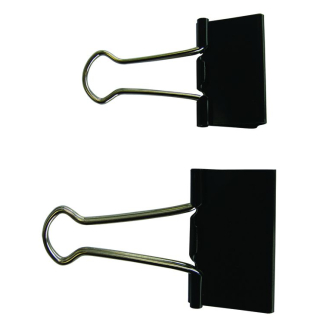 Щипка за пари Office Products, мини, 19mm, черна