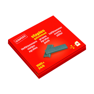 Телчета Staples 24/6, опаковка 1000