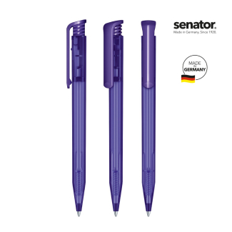 Химикалка Senator Super Hit Frosted 2244, прозрачно лилав 267