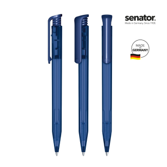 Химикалка Senator Super Hit Frosted 2244, прозрачно тъмно син 2757