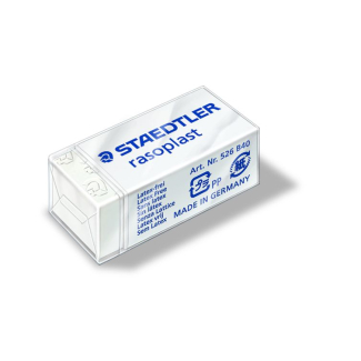 Гума Staedtler Rasoplast 526 B40, 33x16x13mm, бяла