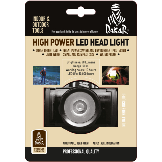 Челник Dakar High Power LED, 60 лумена