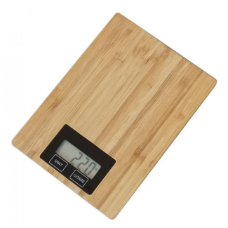 Кухненска везна Omega, до 5kg, бамбук