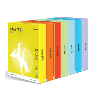 Копирен картон MaestroColor А4,160g,оп250,спец, лавандула