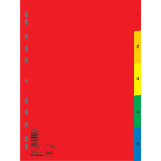 Разделители Donau PP, 1-5, цветни
