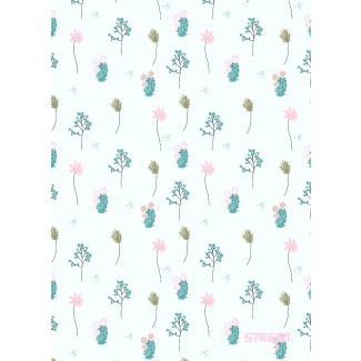 Бележник А6, Flowers, 40 листа