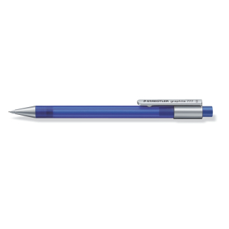 Автоматичен молив Staedtler Graphite 777,0.5 mm,прозрачно син/среб