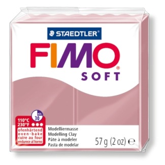 Полимерна глина Staedtler Fimo Soft, 57 g, розов 205