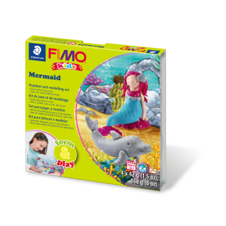 Комплект глина Staedtler Fimo Kids, 4x42g, Mermaid