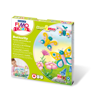Комплект глина Staedtler Fimo Kids, 4x42g, Butterfly