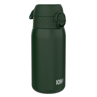 Бутилка за вода Ion8 SE, метална, 400ml, Dark Green