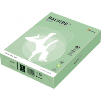 Копирен картон MaestroColor А4 160g,оп250,паст, светлозелен