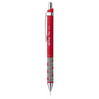 Автоматичен молив Rotring Tikky, 0.5mm, червен