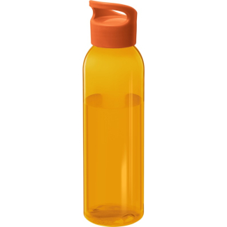 Бутилка за вода, тритан, 650мл, проранжева