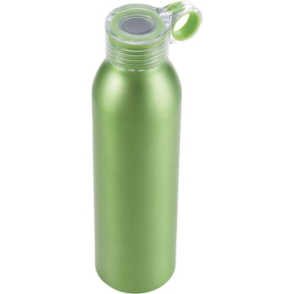 Алуминиева бутилка за вода 650ml, светлозелена