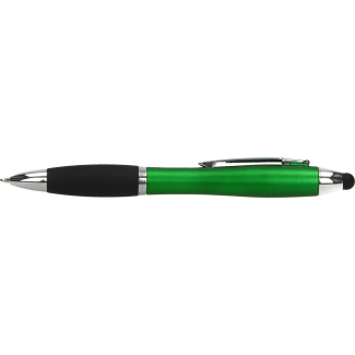 Химикалка Napoli с накрайник за touch screen, зелена