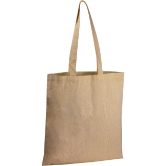 Чанта за пазар от рециклиран памук, бял