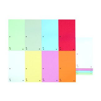 Разделители Donau 190g, 235x105mm, картон, 4 цвята