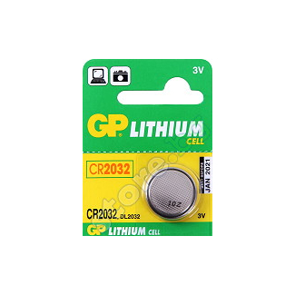Батерия GP CR2032, 3V, литиева, 1 брой