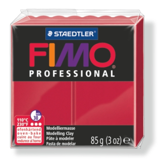 Полимерна глина Staedtler Fimo Prof,85g, кармин 29