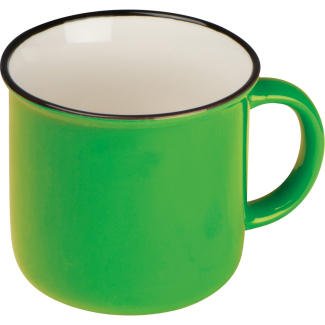 Керамична чаша, 350 мл, зелена