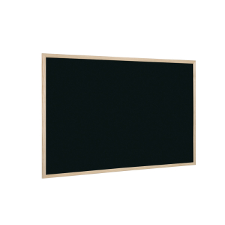 Дъска Bi-Office черна с дървена рамка, 60х90 cm