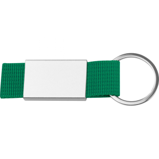 Ключодържател с цветна лента, зелен