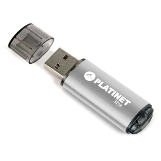 Преносима памет Platinet X-Depo USB, 32 GB, сребриста